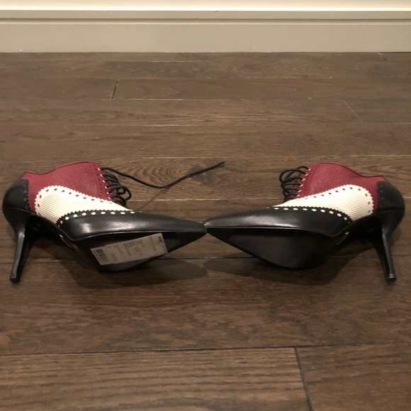 Gucci lace up multi color lace up booties - Picture 3 of 4